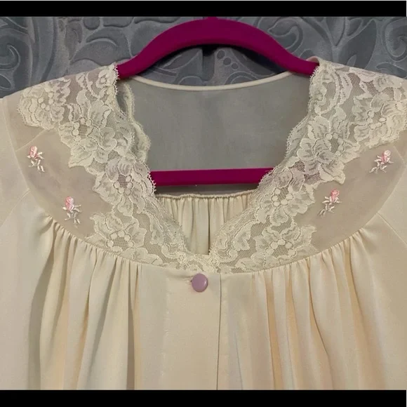 Vintage Nightgown and Robe Set Retro PinUp Fairy - Picture 4 of 5